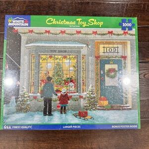 White Mountain Christmas Toy Shop Fred Swan 1000 Piece Jigsaw Puzzle‎